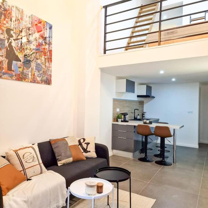 L'Atelier C Magnifique Loft Avec Terrasse Privee Apartment Сент Етиен Екстериор снимка